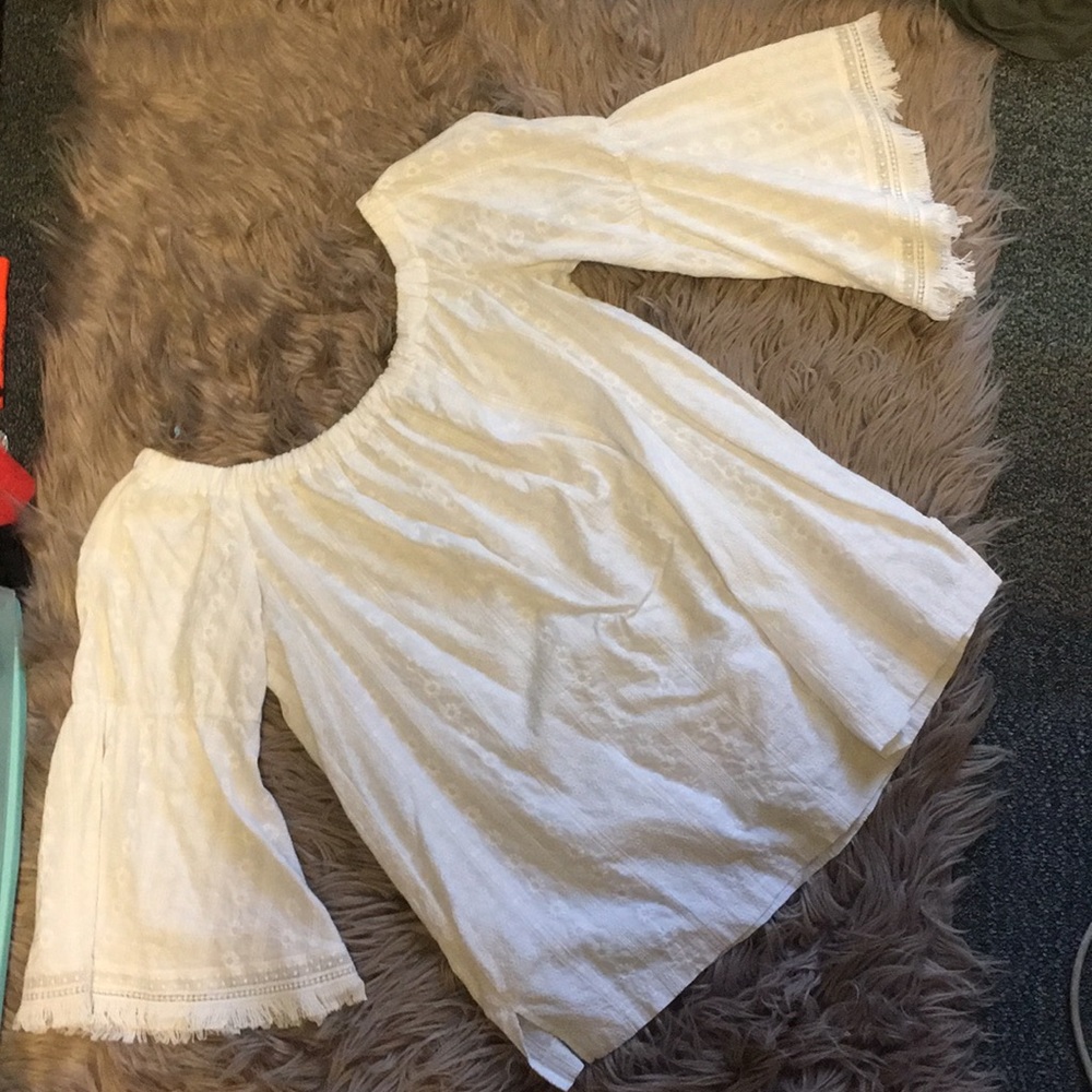 Loft off the shoulder top size Large